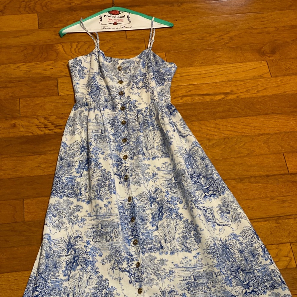 H&M Printed midi dress